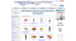 Desktop Screenshot of exportarya.com