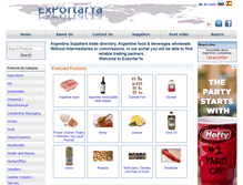Tablet Screenshot of exportarya.com